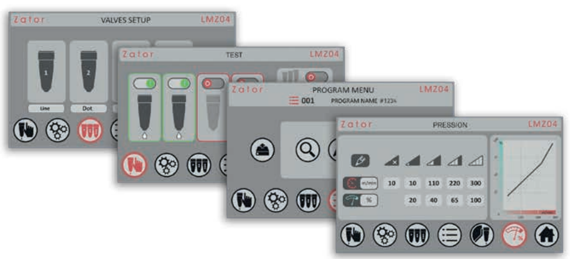 Zator Pattern Controller Screen 